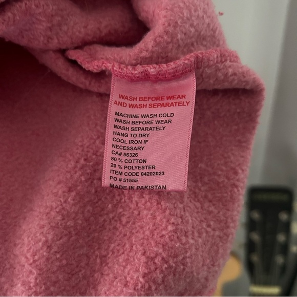 FALL Austin’s Santa Monica California Pink Crewneck Sweater Size Small - Picture 4 of 5